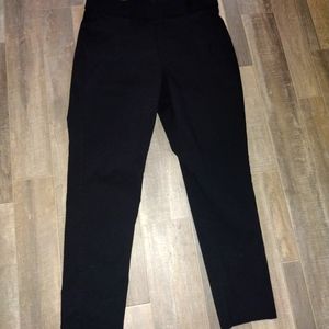 Black dress ankle pants